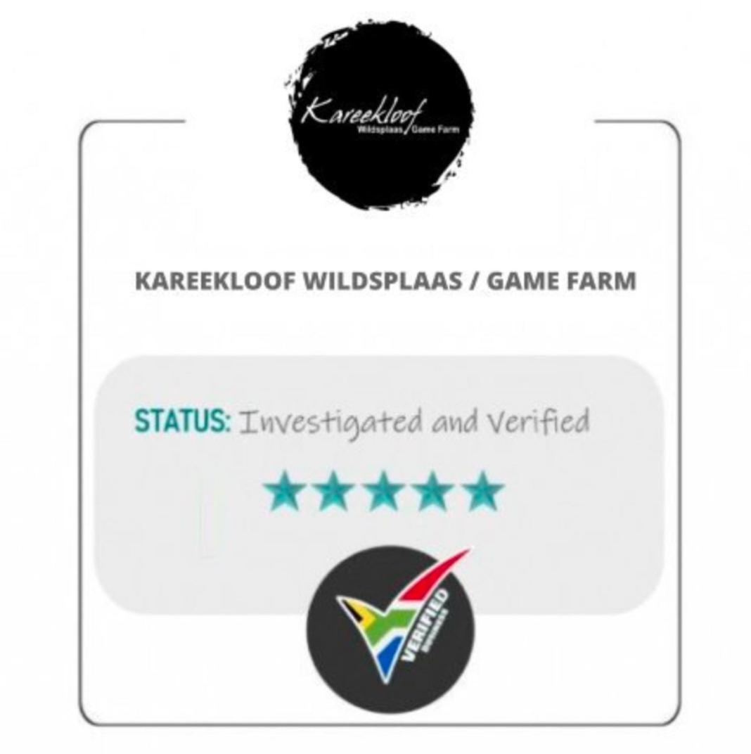 Kareekloof Game Farm Villa Derby Bagian luar foto